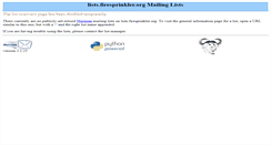 Desktop Screenshot of lists.firesprinkler.org